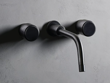 SENSE - 3 hole wall-mounted washbasin tap by The Watermark Collection - view 2